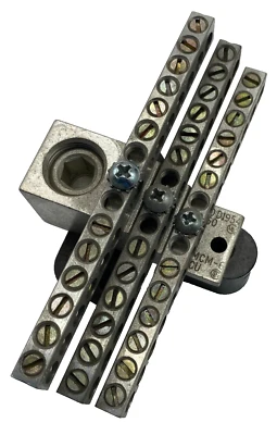 ILSCO NB-350-12 NEUTREL BAR, LUGS/TERMINALS/OTHER CONTACTS NB35012 - Image 1 of 4