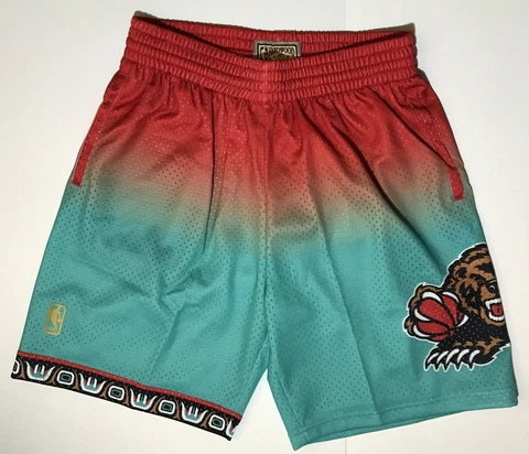 Mitchell & Ness NBA Vancouver  Grizzlies 1996 Fadeaway Swingman Shorts Size: M Cover