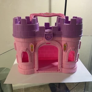 Fisher Price Little People Pink Play N Go Take Along Schloss mit Tragegriff - Bild 1 von 11