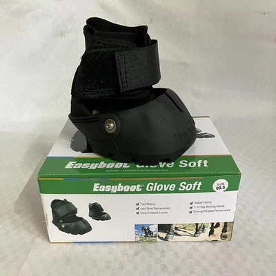 Easyboot Horse Glove Soft Boot Size 00.5 Black Soft Lightweight Stretch - Image 1 of 4