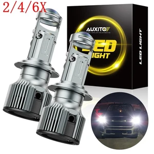 2/4/6X H7 LED Headlight Bulb Conversion Kit High Low Beam Super Bright 6500K - Picture 1 of 28