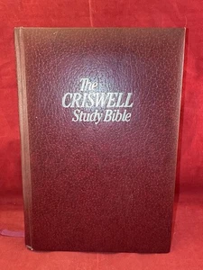 THE CRISWELL STUDY BIBLE W/ COLOR MAPS - 1979 - KING JAMES VERSION - KJV Vintage - Imagen 1 de 13
