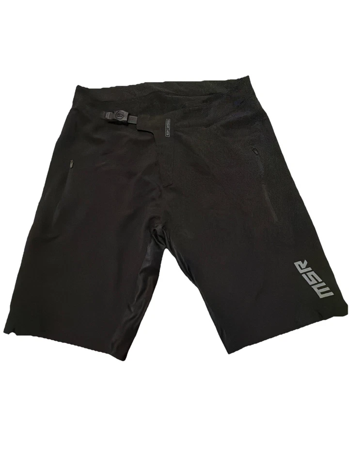 Pantalones Cortos de Ciclismo de Montaña MSR para Hombres 36 Negros MSR Ciclismo MTB Montar Rush Shorts Foto 1 de 4