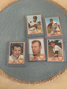1968 Topps BB 5 Card Lot:White Sox 5 Card Lot with Wilbur Wood - Bild 1 von 3