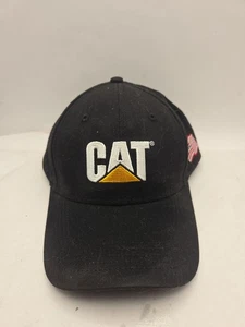 Traditional CAT Trucker Hat Black Hook Loop Patch Hat CAT Branded Cap Pre-Owned - Picture 1 of 9