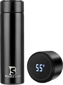 Smart Water Bottle LED Temp Display 500 mL Double‑Wall Vacuum Insulated Flask - Picture 1 of 8