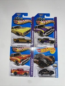 Hot Wheels HW Showroom Lot of 4 Torino Talladega Porsche 356A Outlaw 57’ Chevy - Picture 1 of 9