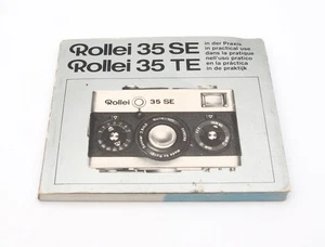 Rollei 35 SE & TE Instruction Manual, English, French, German, Spanish - Picture 1 of 2