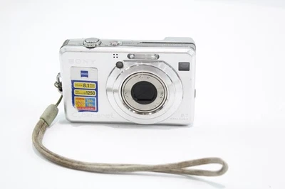 Sony Cybershot DSC-W100 Digital Compact Camera Working w/ 3x Optical Zoom Lens - Image 1 of 4