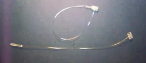 200 5" Clear Price Tag Fasteners Snap Lock Security Loop Tie - Picture 1 of 1