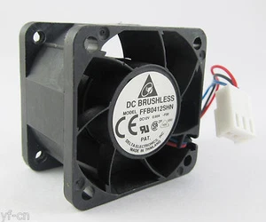 1pc DELTA FFB0412SHN 40x40x28mm 40mm 4028 DC 12V 0.6A Cooling Fan 3pin Connector - Picture 1 of 3
