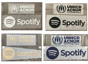 2022/23  Futbol Club Barcelona  “SPOTIFY”+”UNHCR ACNUR” Sponsor Patch - Picture 1 of 16
