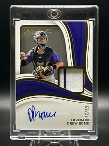 2023 Immaculate Collection Drew Romo #IMA-DR Immaculate Materials Auto #62/99 - Bild 1 von 5