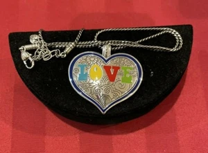 Brighton bunte SUMMER LOVE Herz Wende Halskette - Bild 1 von 8