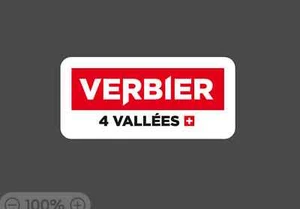 Verbier Ski Resort Vinyl Printed Sticker - Picture 1 of 2