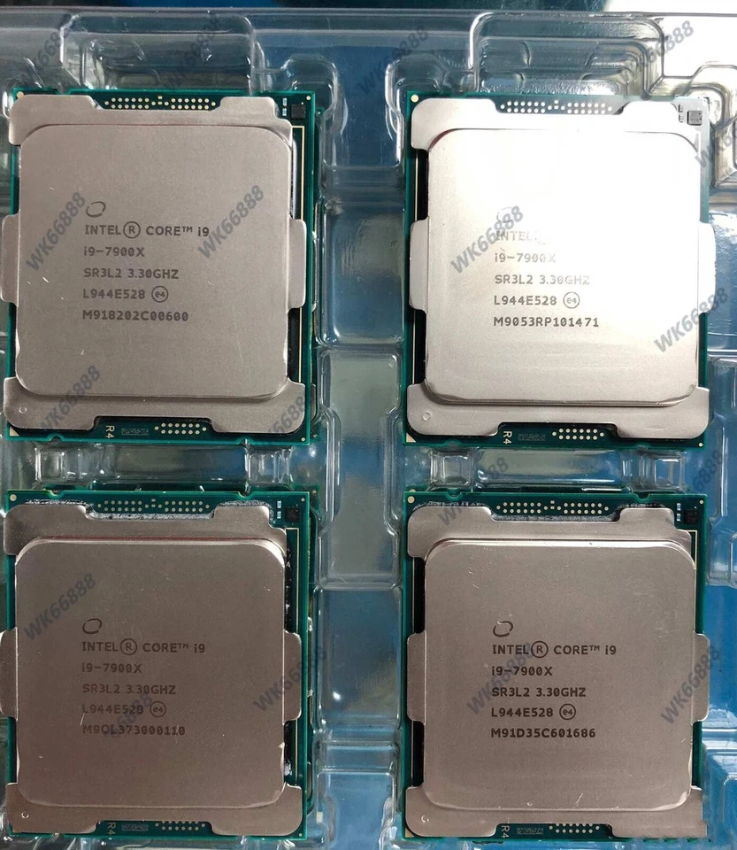 Intel Core I9-7900X 10-core SR3L2 3.3GHz 13.75MB 140W LGA2066 CPU processor - Image 1 of 1