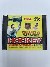 1984-85 O-Pee-Chee Hockey Album 6 Stickers Sealed Pack, Yzerman Rookie Year NHL