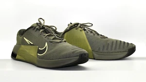 B6 Auth NIKE Metcon 9 Olive/High Voltage/Sequoia Trainers Shoes DZ2617-300 Sz 15 - Picture 1 of 6