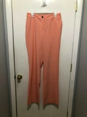 NEW Jessica London Women's Plus Size 14W Tall Polyester Blend Coral Pants  - Image 1 of 3
