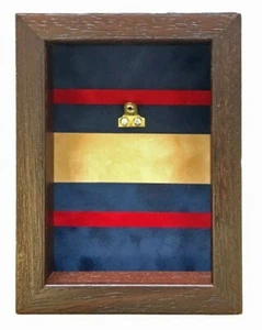 RGBW Medal Case For 1 Medal. Black Frame - Picture 1 of 5
