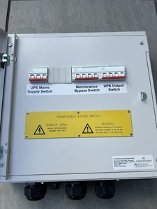 Terasaki 125 AMP USV Bypass Schalter Einheit Schalttafel - Bild 1 von 10