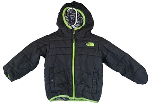 The North Face Reversible Hooded Midweight Puffer Jacket Toddler 2t Boys/ Girls - Picture 1 of 7
