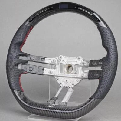Carbon Fiber LED Steering Wheel Fit 2021+ Mercedes-Benz AMG G63 GLE E63s CLA C43 - Image 1 of 4