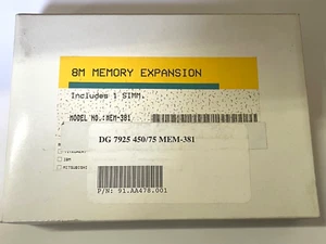RARE VINTAGE ACER 8 MEG NOTEBOOK SIMM MEMORY DG 7925 MEM-381 91.AA478.001 RM1-Y4 - Picture 1 of 4