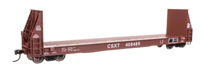 Walthers Proto HO 920-104519 CSX Transportation 50' Sieco Pulpwood Flatcar - Image 1 of 4