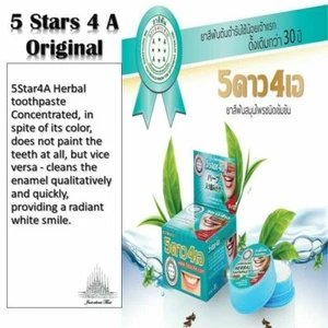 25 g. 5Star4A Original Kräuterzahnpasta konzentriert aufhellend erfrischend Atem - Bild 1 von 9