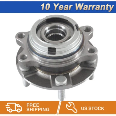 Conjuntos de buje de cojinete de rueda delantera para Nissan Quest Nissan Murano 2003-2007 5 tacos Foto 1 de 4