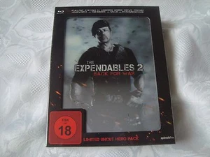THE EXPENDABLES 2 Blu-Ray lenticular SteelBook HERO BOX NEW&SEALED cards banner - Picture 1 of 5
