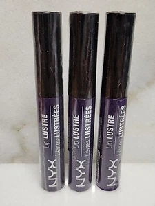 LOT OF 3 NYX Lip Lustre #LLGT11 Dark Magic - Picture 1 of 2
