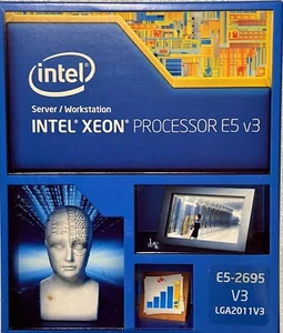 Intel BX80644E52695V3 SR1XG Xeon Processor E5-2695 v3 35M Cache, 2.30 GHz NEW - Picture 1 of 2