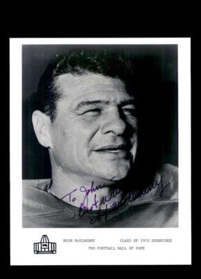 Hugh McElhenny Autograph 8x10 Photo 49ers Signed - Image 1 of 2