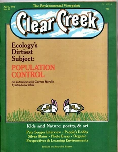 CLEAR CREEK Environmental Magazine #12 1972 PETE SEEGER Counter Culture ECOLOGY - Picture 1 of 2
