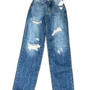 Willow & Root Neu mit Etikett Vintage Dad Jeans hoher Bund distressed Größe 22 - Bild 1 von 3