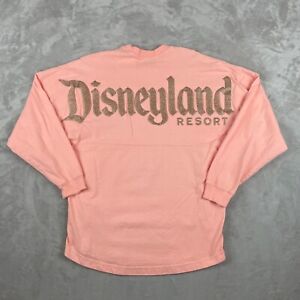 Disneyland Resort Spirit Jersey Shirt Adult XS Pink Gold Glitter Logo RARE NWOT