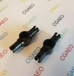 2 x Lego 87082 Technic, Pin 3L with Friction Ridges Lengthwise and Center Pin - Imagen 1 de 1