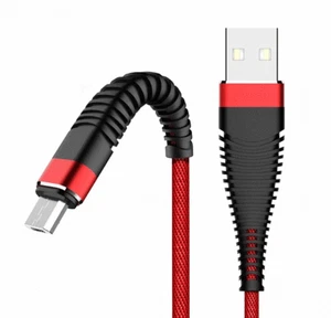 Neuf 1m Luxe Renforcé Micro USB Rapide Charge Données Câble Chargeur #851 - Photo 1 sur 4