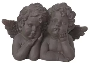 Barockengel Skulptur Garten Engelskulptur Raffaels Engel Antik Gartenfigur 72cm - Bild 1 von 7