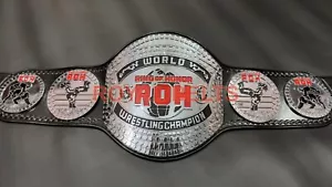 New ROH WORLD Heavyweight Wrestling Championship Title Belt 4MM Zinc - Picture 1 of 10