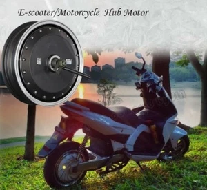 High Powered 8KW 72V Brushless Electric Motorcycle Scooter Hub Motor 55-74mph - Picture 1 of 5
