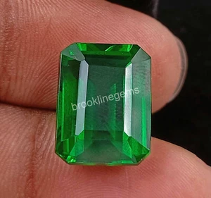 15 Ct Natural Emerald Cut Colombian Green Emerald Certified Loose Gemstone 4SUA - Picture 1 of 6