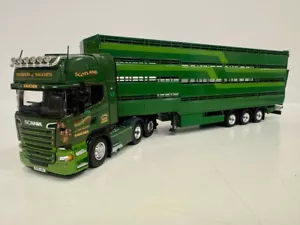 Tekno truck models, Scania R Streamline Topline Livestock Trailer , THOMSON ERIC - Picture 1 of 15