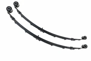 Rough Country Rear Leaf Springs 3" Lift Pair For Jeep Cherokee XJ 1984-2001 - Picture 1 of 4