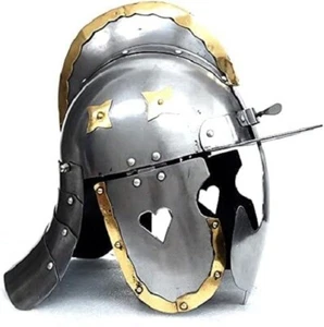 Medieval Polish Hussar Armour Helmets LARP headgear Poland Knights Crusaders - Picture 1 of 4
