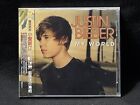 Justin Bieber My World Taiwan Ltd z ulepszoną płytą CD zapieczętowana 2009 wkładka promocyjna