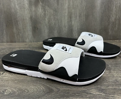 耐克男式 Air Max 1 Slide 尺码 18 黑色白色 DH0295-102 — 第 1/4 张图片