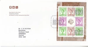GB 1998 Definitive Portrait Prestige Folleto Panel FDC  - Imagen 1 de 1